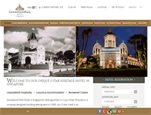 Tablet Screenshot of goodwoodparkhotel.com